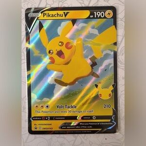Pikachu V swsh143 25Th Anniversary Celebration Pokemon TCG